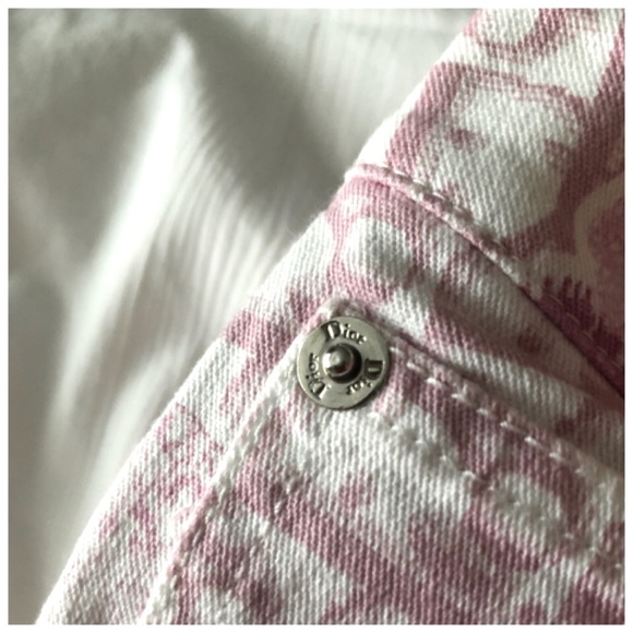 ✨Authentic Vintage Y2K Christian Dior Cherry Blossom Diorissimo Cotton Pants - Picture 5 of 13